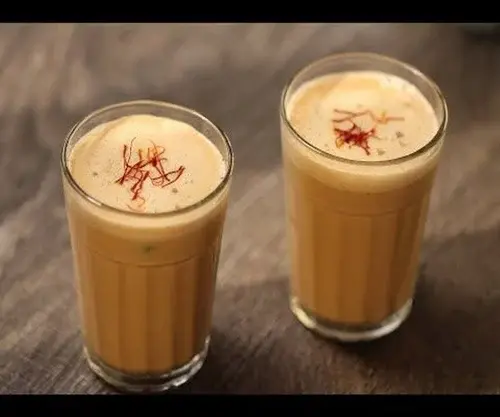 Delicious Kesar Chai at Chai on 34 in Edmonton, AB